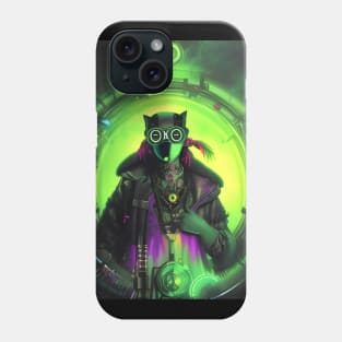 Cybergoth Cat Man Phone Case