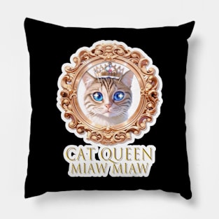 Cat Queen Pillow