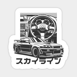 Skyline R34 GTR Magnet