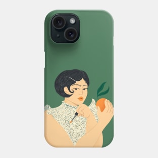 Orange Lipstick Phone Case