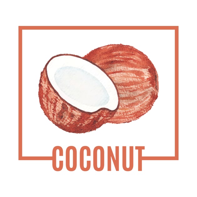 Coconut Tee Shirt Design by ArtisticTee