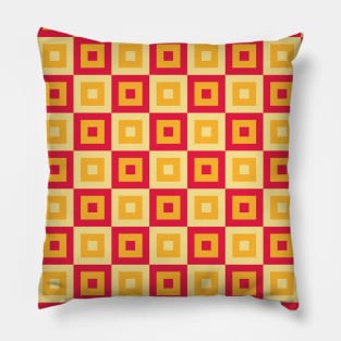 Square Seamless Pattern - Floor Tiles Inspired 002#001 Pillow