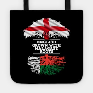 English Grown With Malagasy Roots - Gift for Malagasy With Roots From Madagascar Tote