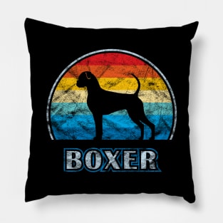 Boxer Vintage Design Dog Pillow