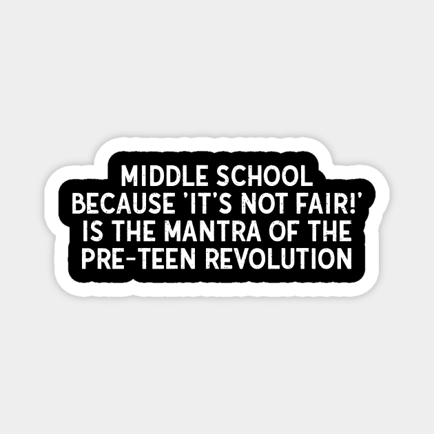 Middle School Magnet by trendynoize