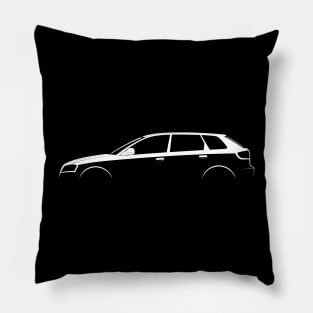 Audi A3 Sportback (8P) Silhouette Pillow