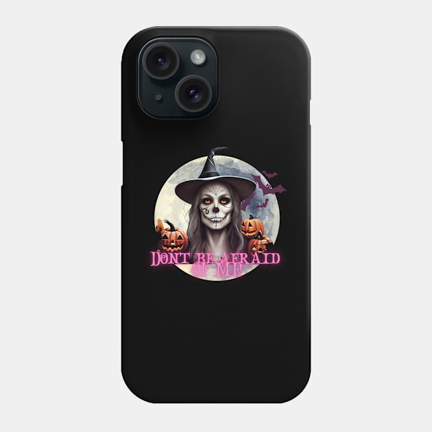 There's a Witch with Pumpkins Phone Case by MagicTrick