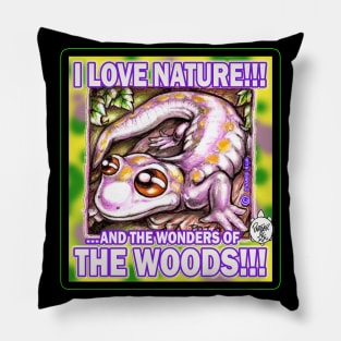 I LOVE NATURE - SALAMANDER Pillow