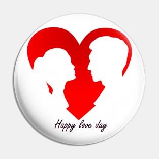 valentine's day red heart celebration Pin