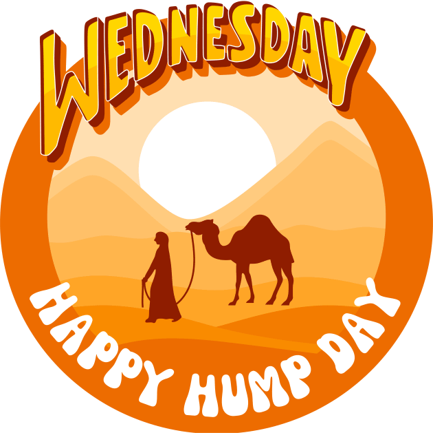 Retro 90s Its Wednesday Hump Day Happy Hump Day Memes For Work Funny Employee Good Morning Kids T-Shirt by Mochabonk