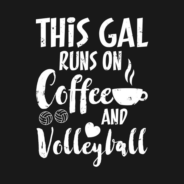 Volleyball and Coffee Lover by PixelArt