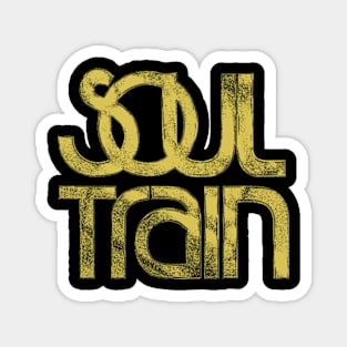 YELLOW SOUL TRAIN Magnet