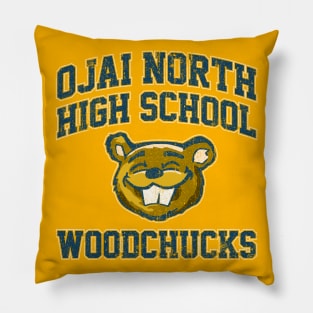 Ojai North High School Woodchucks (Yellow) Pillow