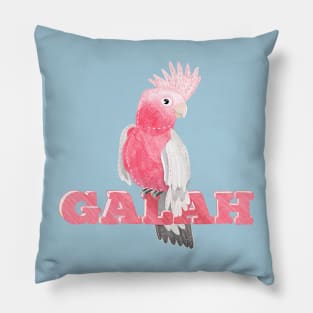 Pink Galah Pillow