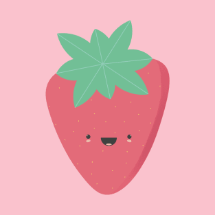 Cute happy strawberry T-Shirt