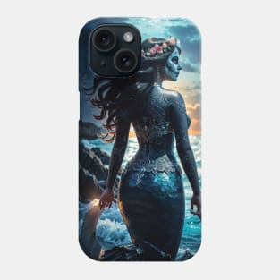 La Senora Muerte Mermaid Phone Case