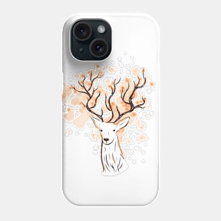 Floral Antlers Phone Case