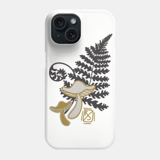 Mushrooms and Ferns Phone Case