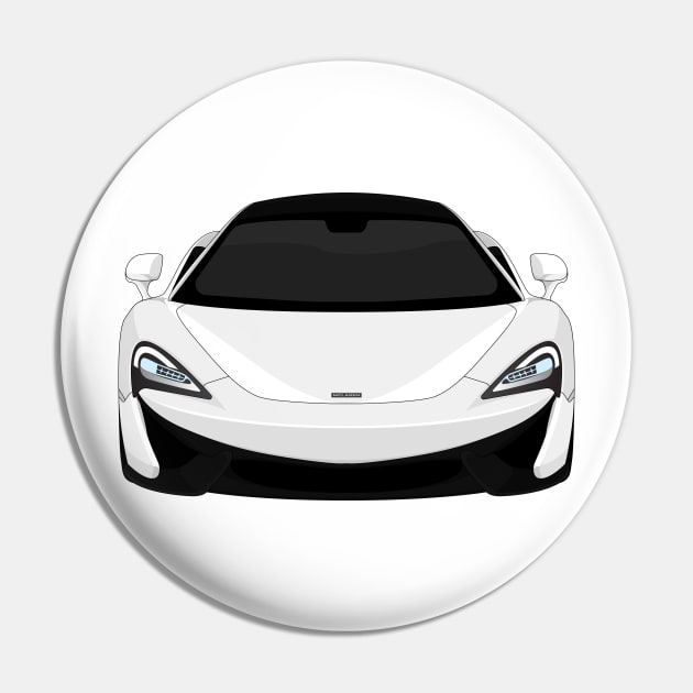 MCLAREN 570S WHITE Pin by VENZ0LIC