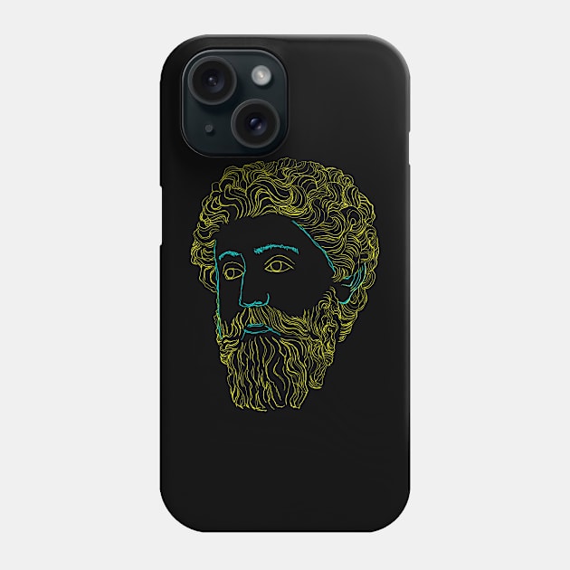 Marcus Aurelius Phone Case by Visualoctane 