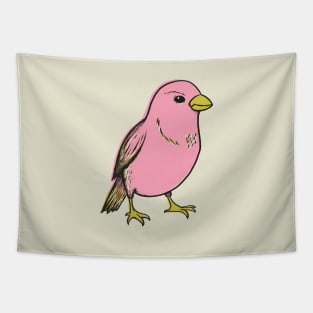 A Pink Bird Tapestry
