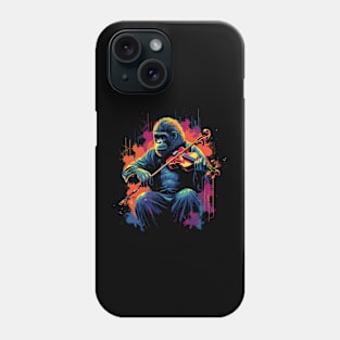 Gorilla Playing Violin Phone Case