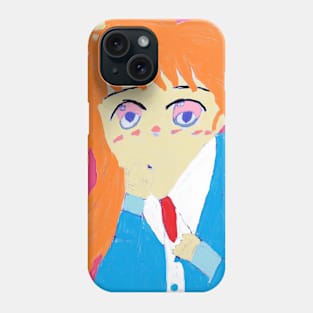 i used paint to color it in Phone Case