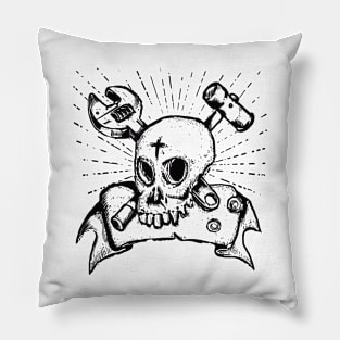 Tribute to the mechanical saint Pillow