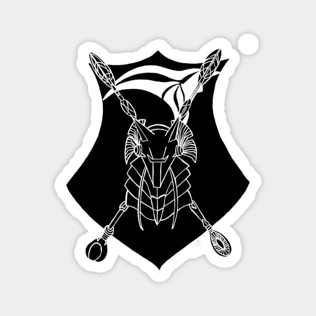 SG1 Anubis Guard Crest Magnet by Joseph Baker