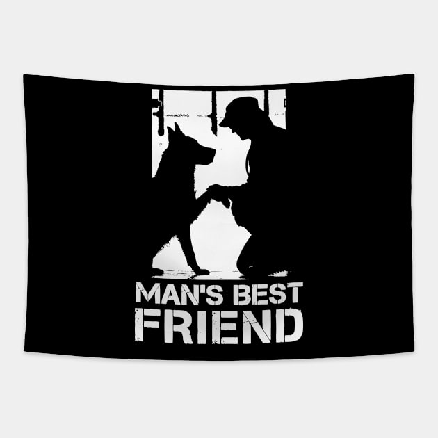 Man's Best Friend Shirt,Dog Owner gift Tapestry by GodiesForHomies