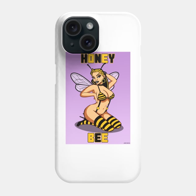 Honey bee babe Phone Case by jimmy-digital