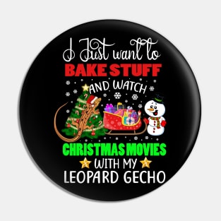 Watch Christmas Movies With My Leopard Gecko Pin