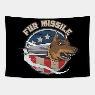 FUR MISSILE Tapestry