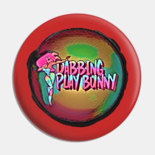 Dabbing Play Bunny Pin