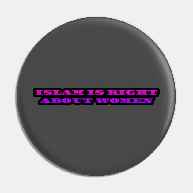 Islam Is Right Pin by MassacreMasks