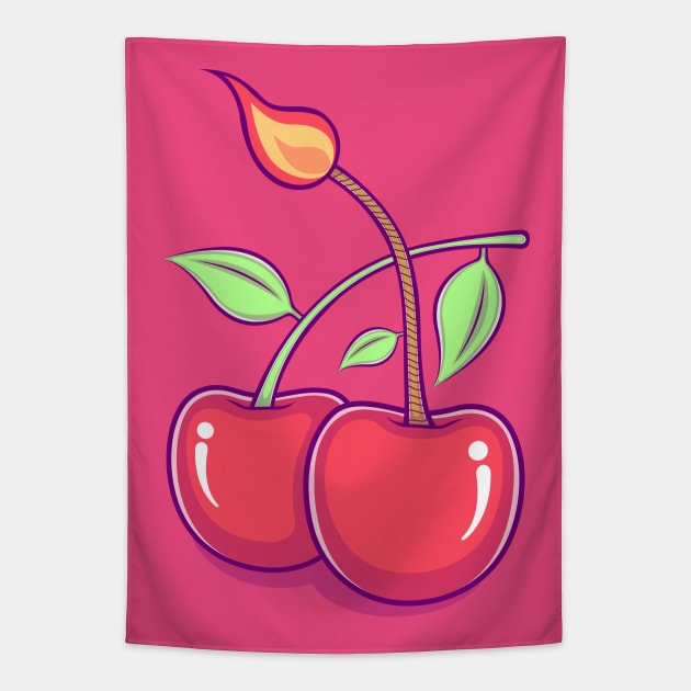 Cherrybomb Tapestry by hexthor