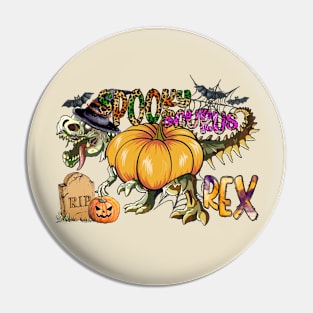 Spooky Saurus Pin