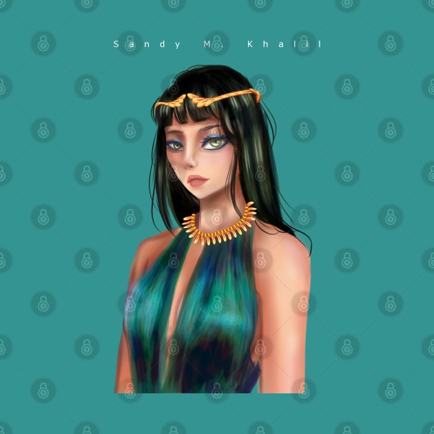 egyptian goddess nephthys by Sandy M. Khalil