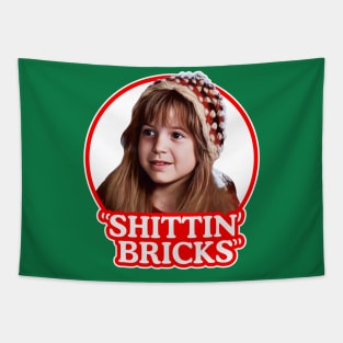 Ruby Sue Shittin' Bricks Tapestry