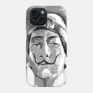 Black and white Salvador Dali Phone Case