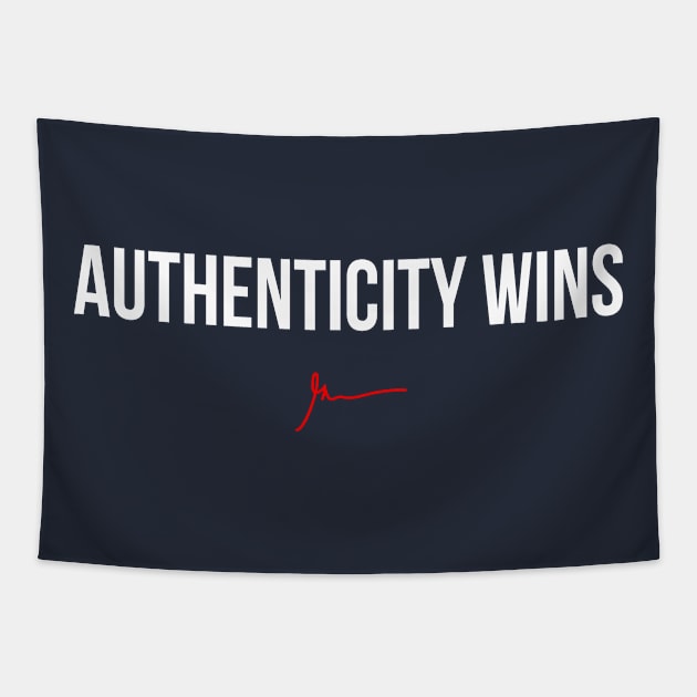 Authenticity always wins Tapestry by GaryVeeApparel