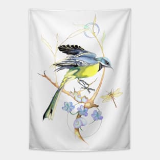 Grey Wagtail Tapestry