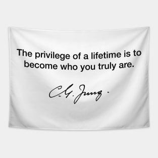 Becoming who you truly are - Carl Jung Tapestry