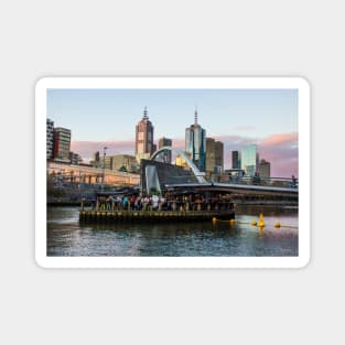 Southbank footbridge, Melbourne, Victoria, Australia. Magnet