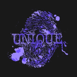 Unique PURPLE Thumbprint T-Shirt