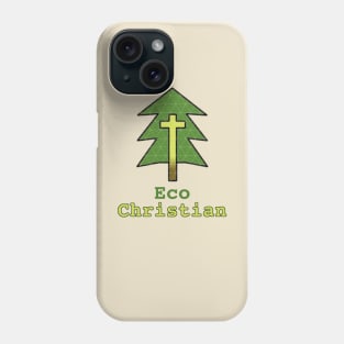 Eco Christian Tree With Cross Phone Case