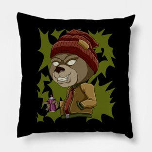 Street Bear Pillow