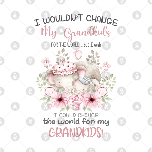 Grandma - Change the World Elephant by IconicTee