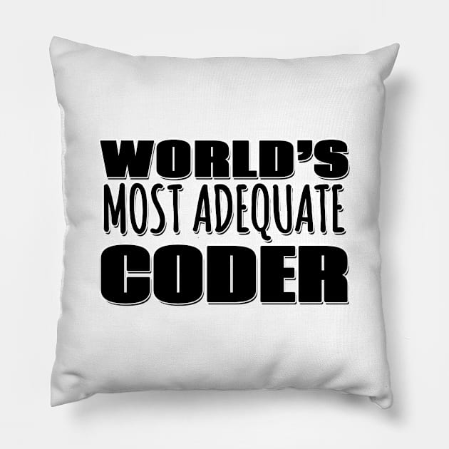 World's Most Adequate Coder Pillow by Mookle