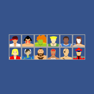 Select Your Character - Street FIghter 2: Champion Edition T-Shirt